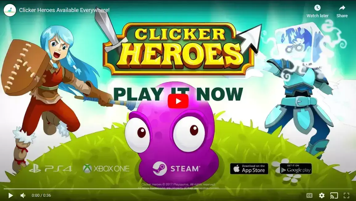 Clicker Heroes Video Image